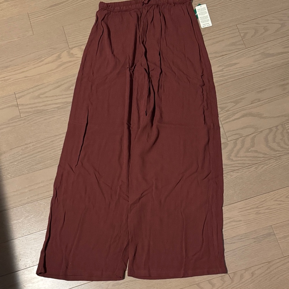 twik Wide Leg Pants in rust